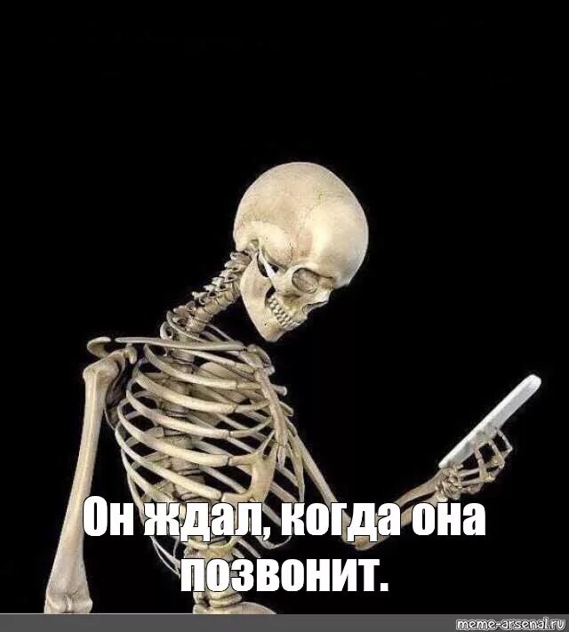 Мем со скелетом. Мем со скелетом
