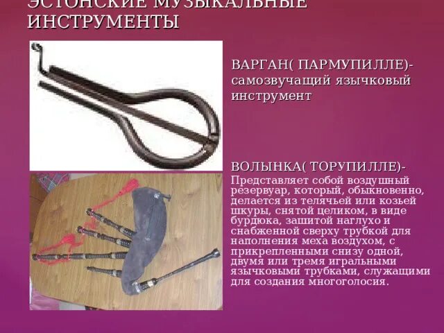 Общее название для язычковых пневматических музыкальных инструментов