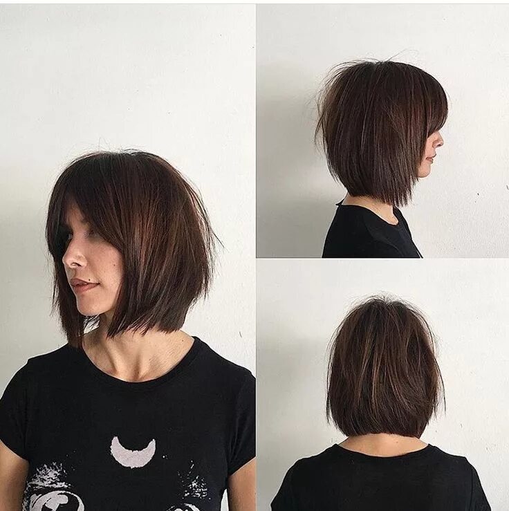 69 Middle Part Hairstyles Trending Right Now Short hair styles for round faces, 
