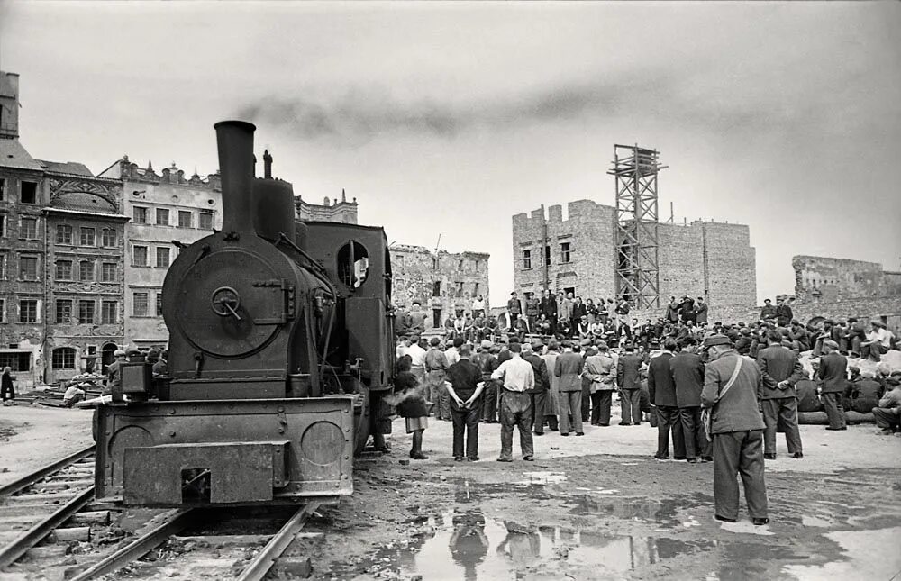 Варшава 1950. Варшава 1950 год. Варшава после второй мировой войны.