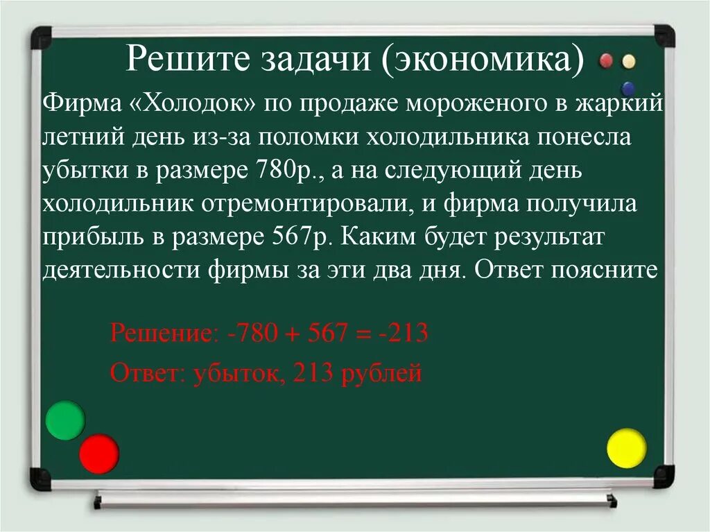 Экономический анализ решение