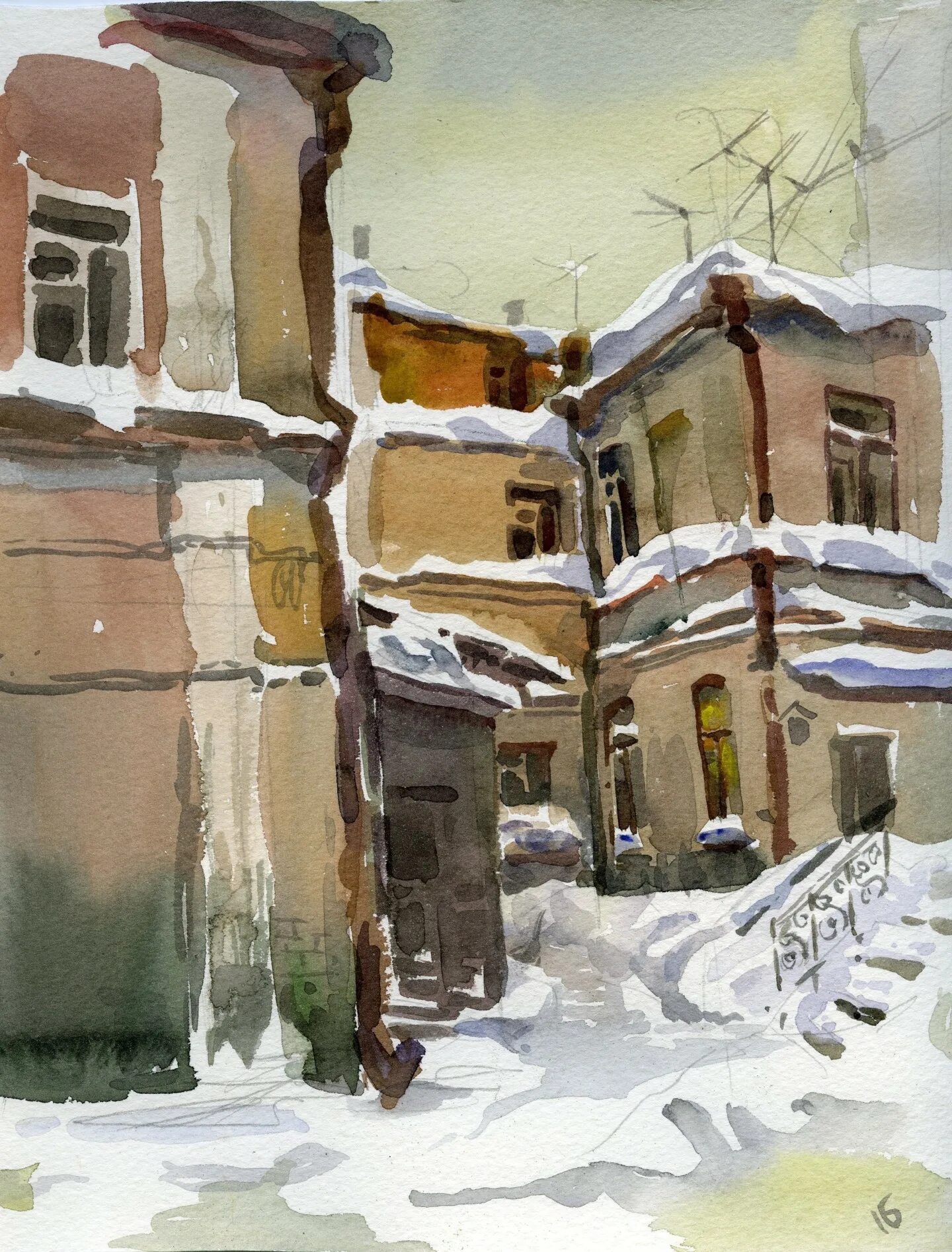Арбатский двор. Живопись арбатские дворики. картина арбатский дворик. картина двор.