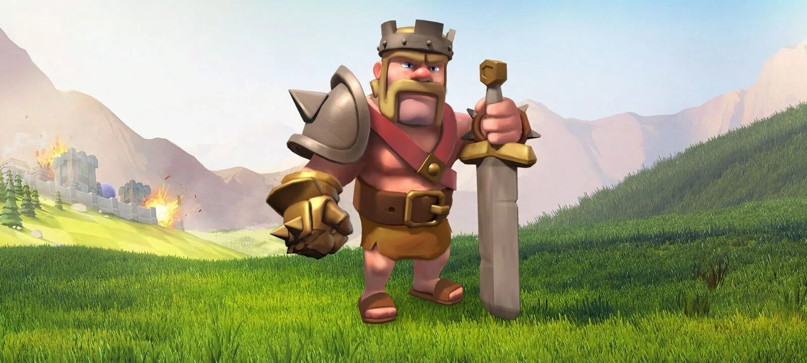 Варвар clash of clans. Король варваров Clash. Король варвар клэш оф кланс. Король варваров из Clash of Clans. Clash Royale Король варваров.