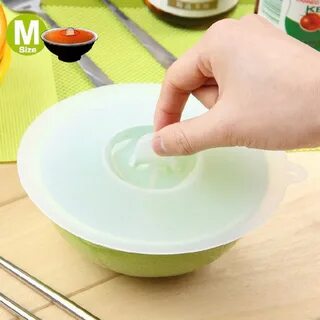 Силиконовая крышка миска