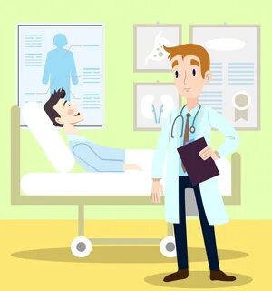 The Kind Doctor with Patient - Download Free Vectors, Clipart Graphics.