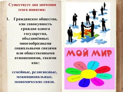 Общество несколько значения