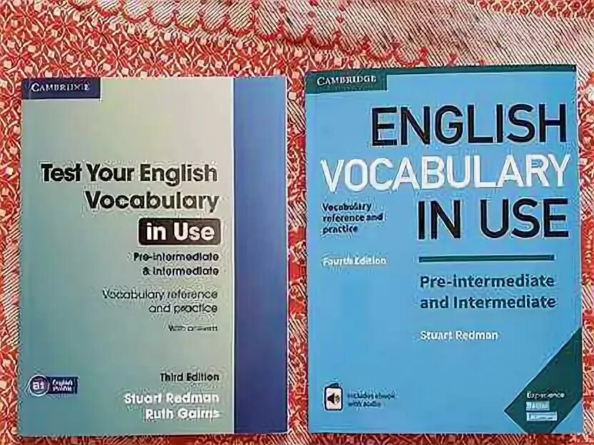 Vocabulary in use pre intermediate and intermediate. English vocabulary in use intermediate.