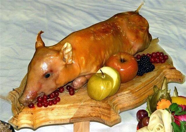Поросенок в яблоках фото Самые вкусные блюда мира KryMi Дзен