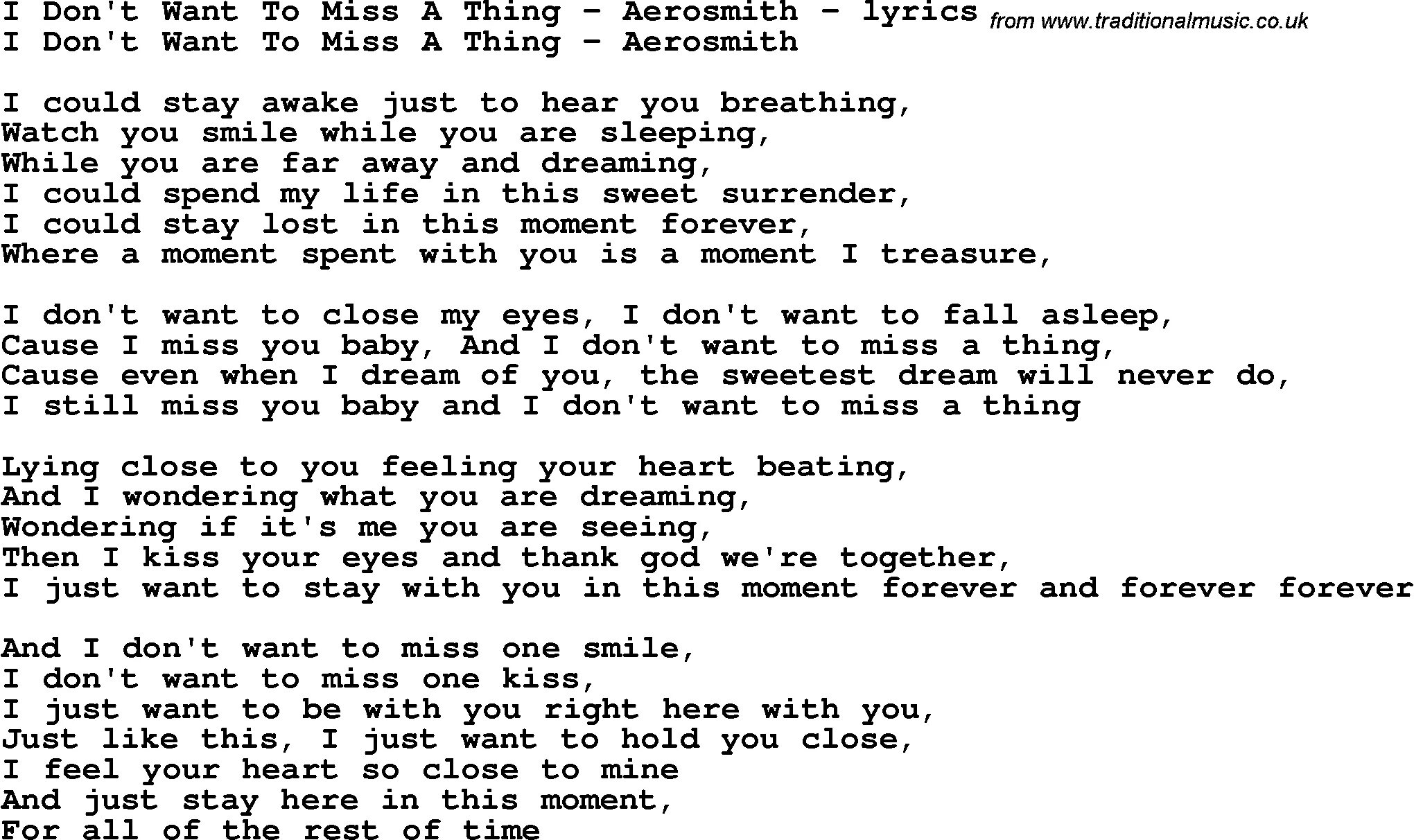 I don't want to Miss a thing текст. Aerosmith i don't want to Miss a thing текст. Don't wanna Miss a thing текст. I don t want to Miss a thing перевод.