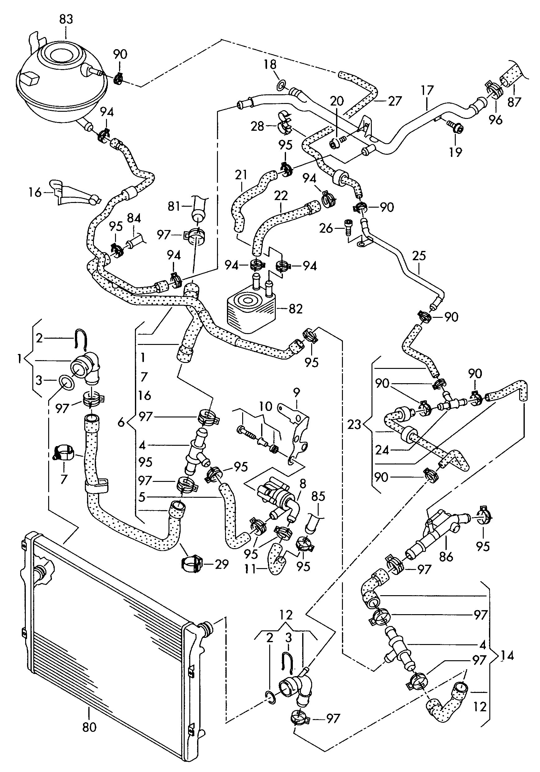 8 tsi. Система охлаждения шкода октавия а7 1. Система охлаждения шкода а5 1. 2 tsi система охлаждения. Система охлаждения шкода а5 1.