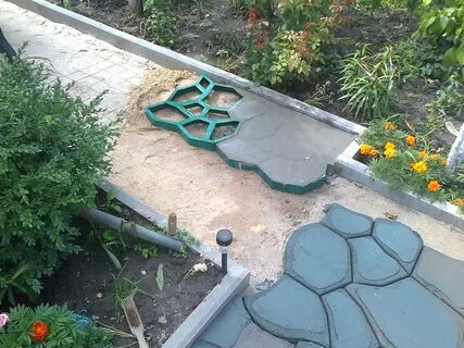 Бетонная дорожка своими руками