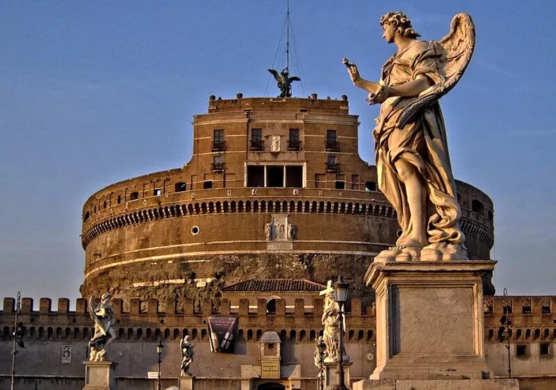 Замок св ангела в Риме. Храм Святого ангела в Риме.