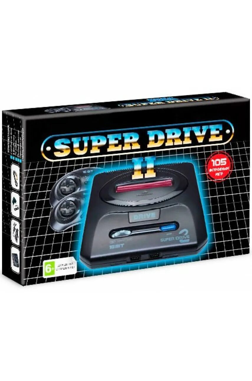Сега супер драйв. Приставка сега супер драйв x 105 в 1. игровая приставка sega super drive classic millennium 220. 16 bit приставка.