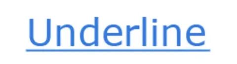 Underline definition