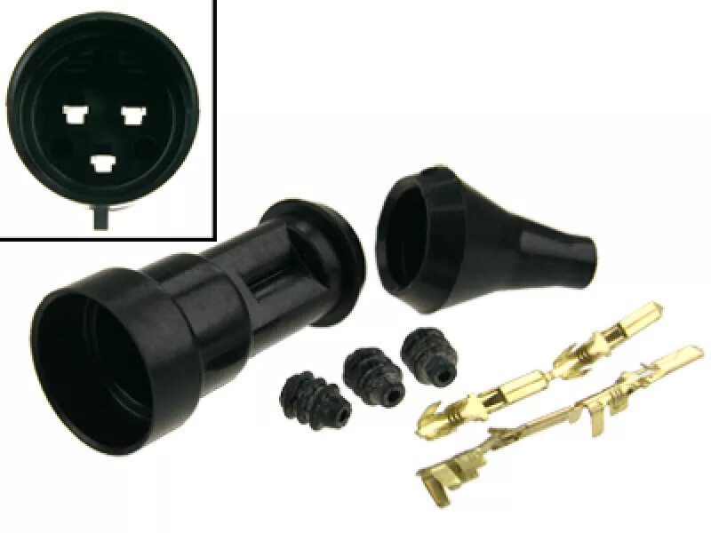 Стали (75вт/12в) ulh-100 emaux. 202. 501. 601 203. Соединитель жгутовой сц5 (кругл, к датчику скорости)(0036).