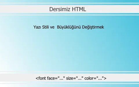 Font size family