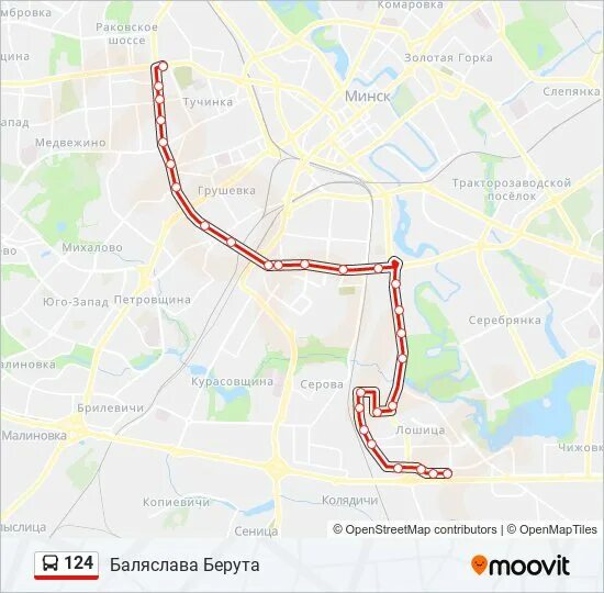 18 маршрут минск. 18 маршрут минск