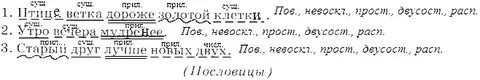 Синтаксический разбор слово золота