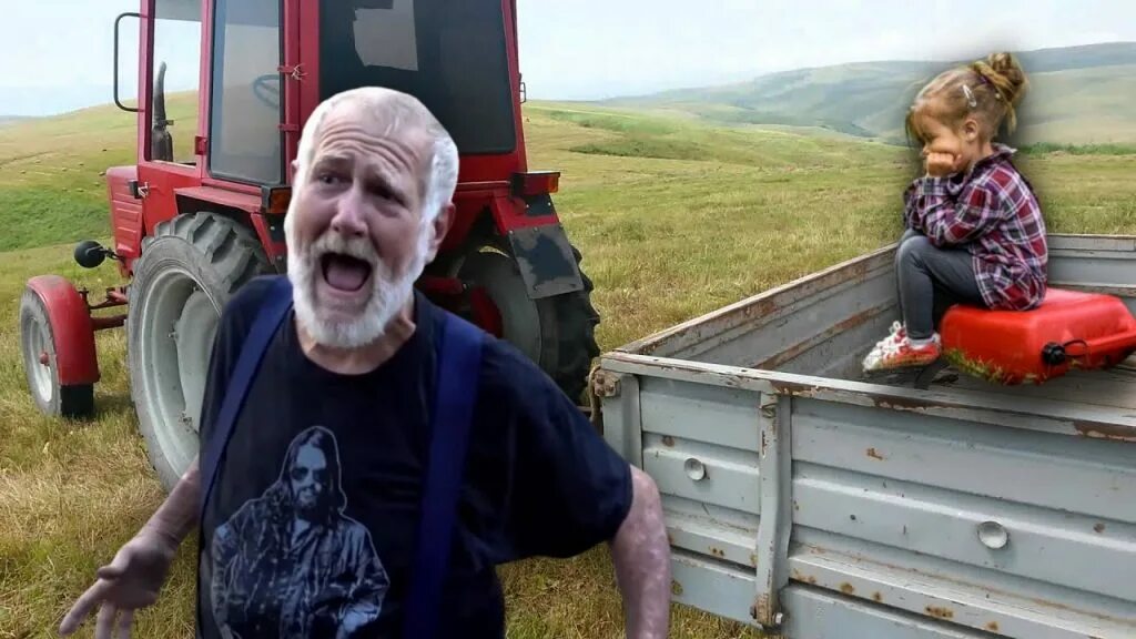 Дед рассказывает как поймал в чащобе. Дед говорит это база.