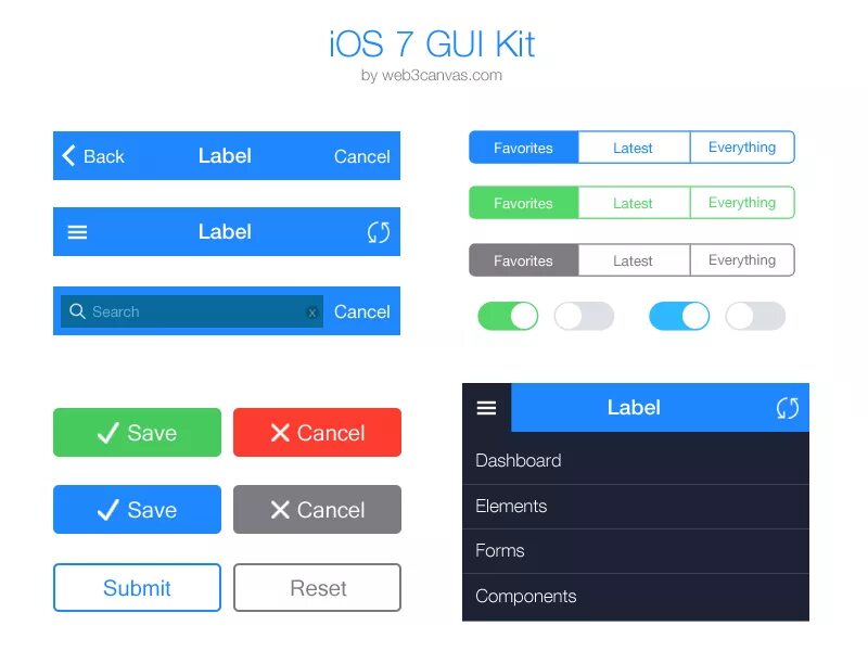 Figma iOS 12 components. Design kit. Team library UI (24) Images :: Behance