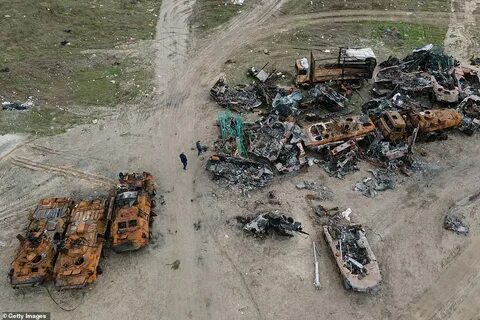 Destroyed vehicles