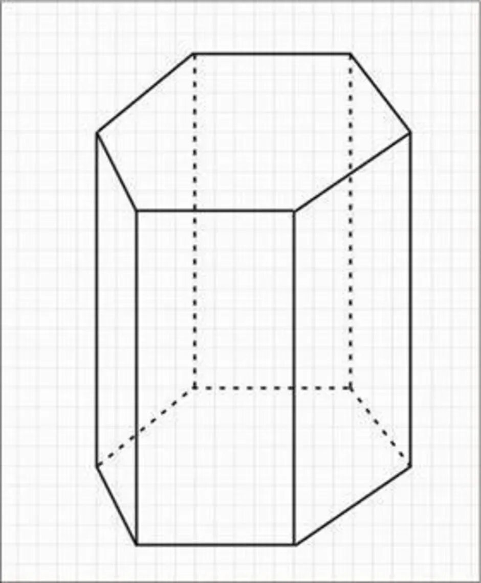 Шестиугольная Призма. Правильная семиугольная Призма. Пятиугольная Призма. 6 Угольная Призма. Изобразить шестиугольную призму