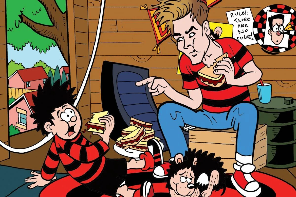 Dennis the Menace. Dennis the Menace game. Dennis the Menace and Gnasher.