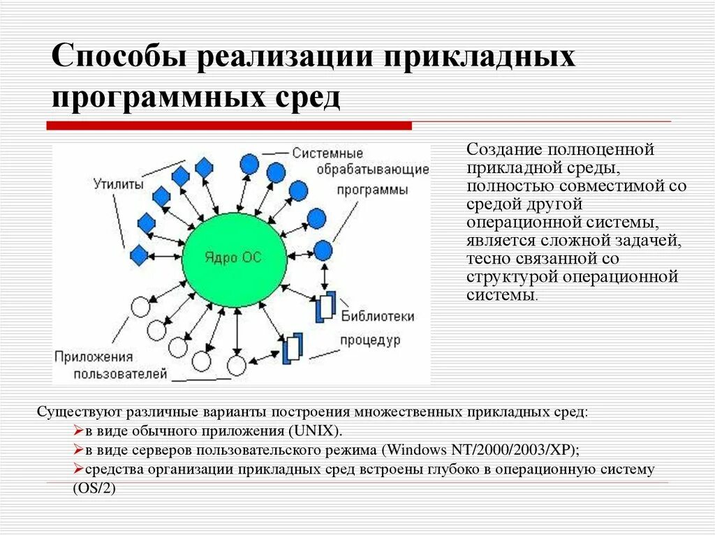 Информационная система является средой. Три способа реализации прикладных программных сред. Программная среда. Реализация множественных прикладных сред методы. Прикладная программная среда схемы.