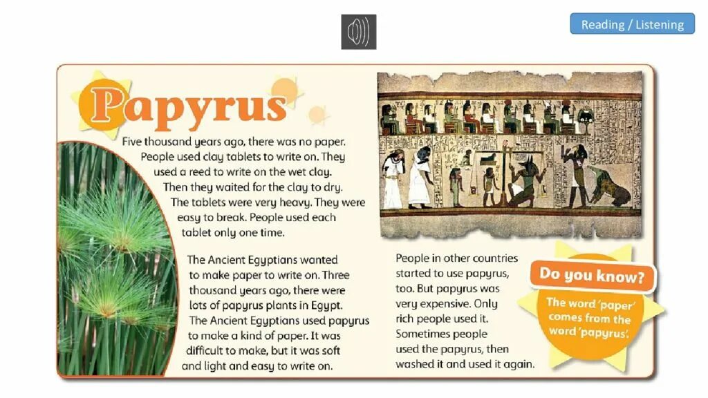 The Ancient Egyptians Family and friends 3. Family and friends 3 урок 13. Papyrus текст Family. Family and friends 3 Unit 3. Family and friends unit 13
