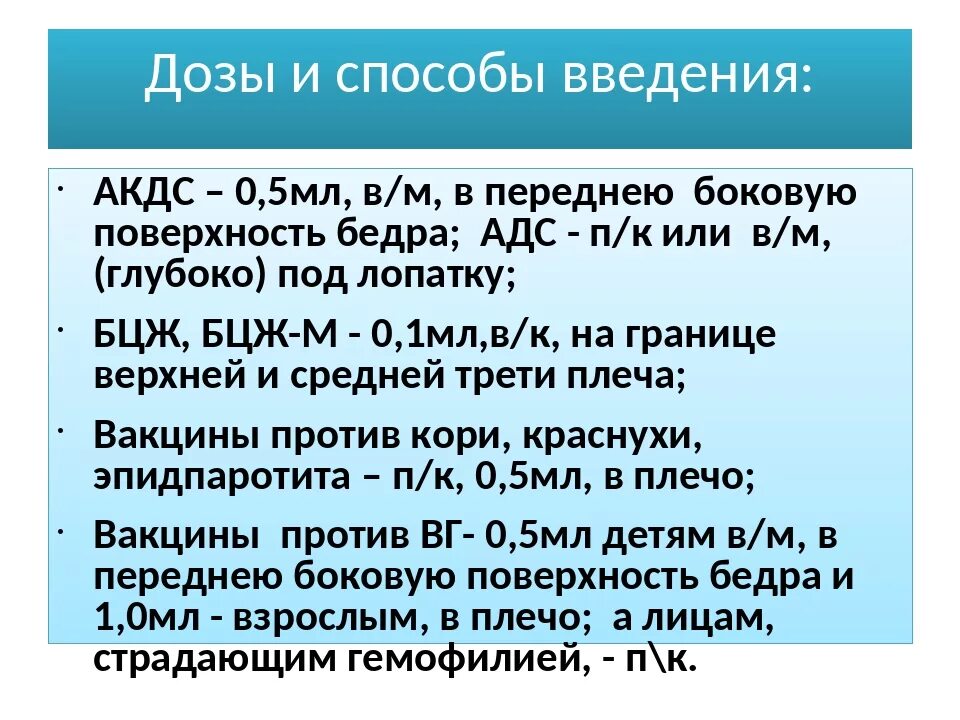 Сколько прививок делают адсм. АКДС способ введения. Способы введения вакцин детям. Введение АКДС вакцины алгоритм.