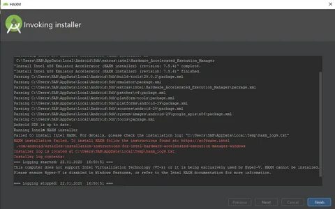 Install apk failed