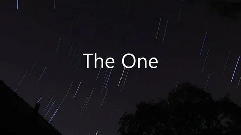 You the one