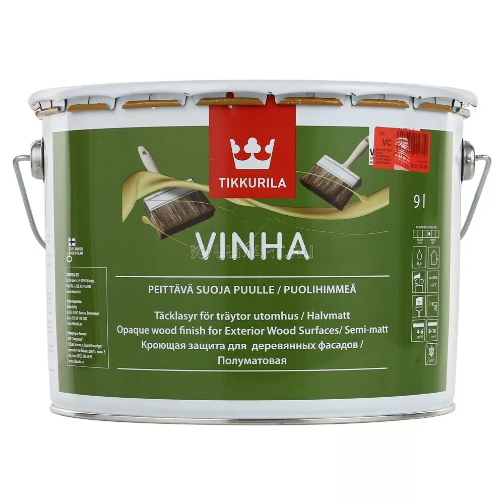 Тиккурила для дерева для наружных работ. Tikkurila vinha краска 9л. vinha антисептик фасадный 9 л. краска тиккурила бетолюкс. tikkurila betolux краска 9 l..