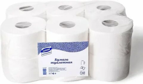Бумага туалетная 200 м 12 рулонов