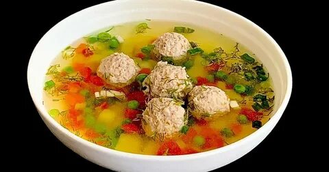 Суп с фрикадельками