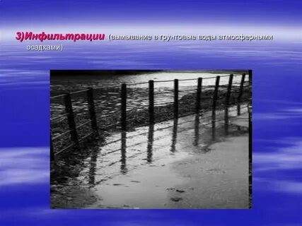 Осадки подземных вод