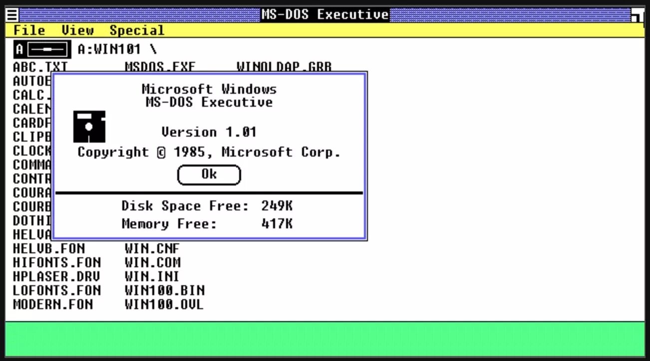Виндовс дос. Microsoft Windows 1.01. Windows 1.0 Интерфейс. Виндовс 1 MS-dos 1.0.. Первый Интерфейс виндовс.
