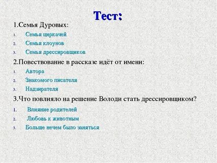 Жучка тест