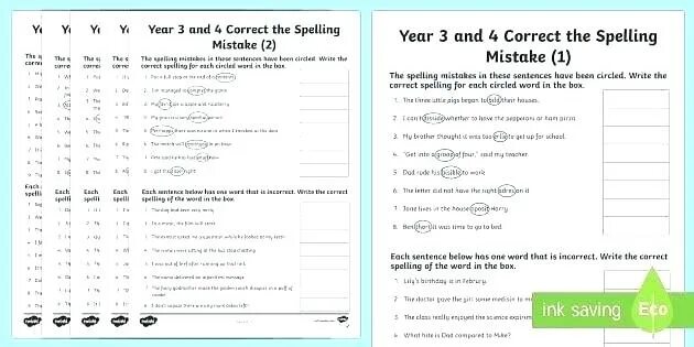 To use correct spelling. Spelling mistakes. correct the spelling mistakes. mistake correction worksheet. exercise correct spelling mistakes.
