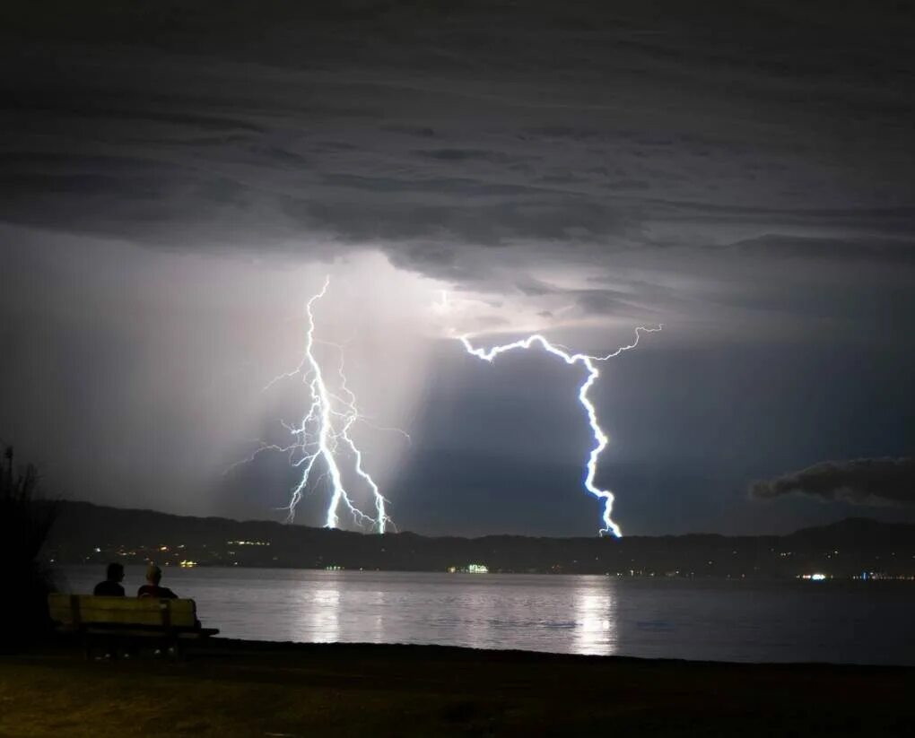 Which is true about lightning storms