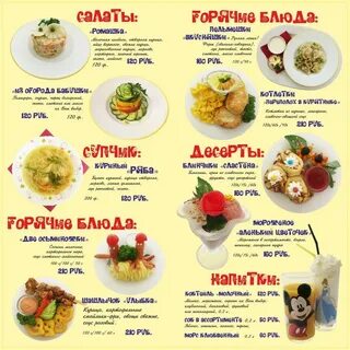 Названия блюд в киеве