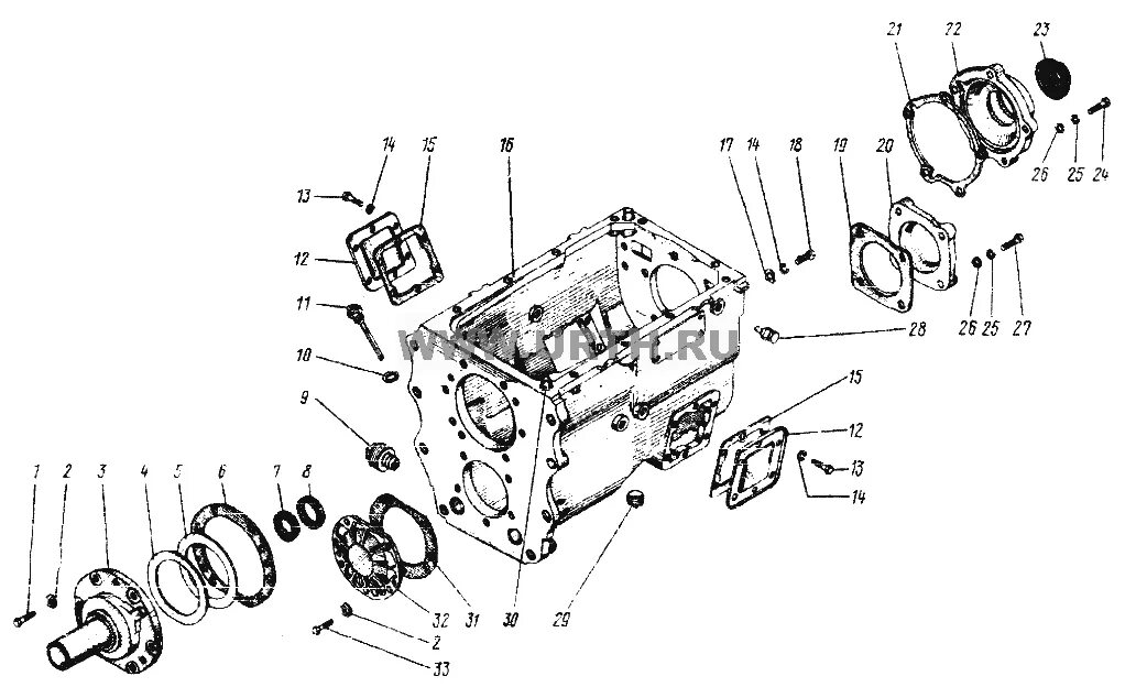 кпп урал 4320 схема