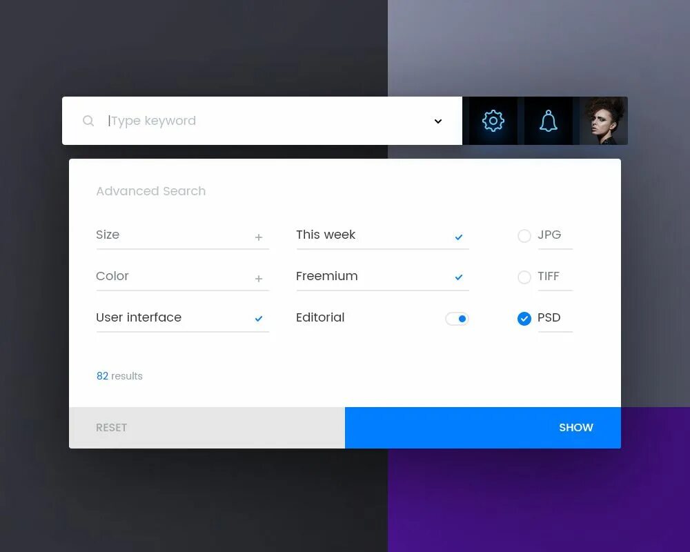 Ui filter