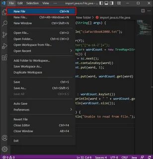 Vs code file