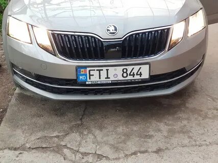 Лампа ближний шкода а7