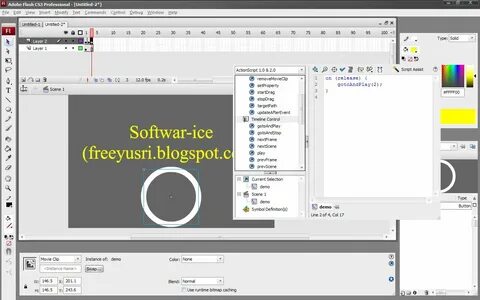 Adobe flash professional