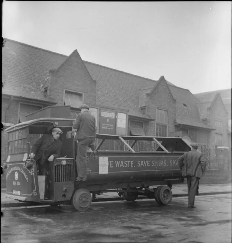 British canals in Wartime transport in Britain 1944.