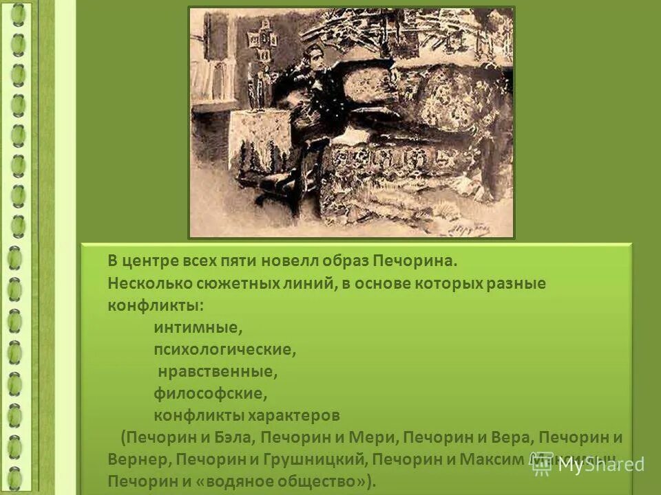 Тест бэла герой нашего времени с ответами. Конфликт печорина. сюжетная линия бэла. сюжетная линия печорин и мери. образ печорина и демона.