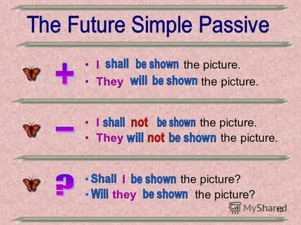 Future passive voice