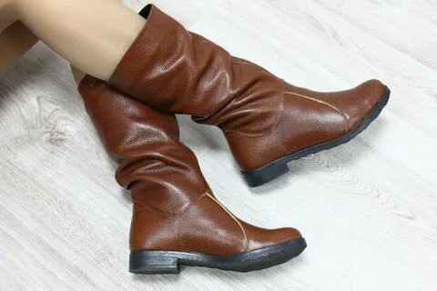 Сапожки из кожи